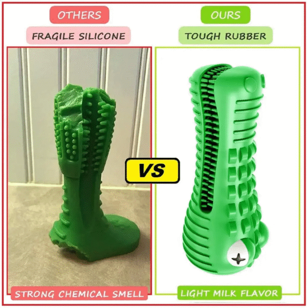 Squeak Dog Toy Interactive Rubber Pet Toys Chew Bite Cleaning Dog Tooth Brush for Aggressive Large Medium Breed 13-36 KG Dogs - Image 4