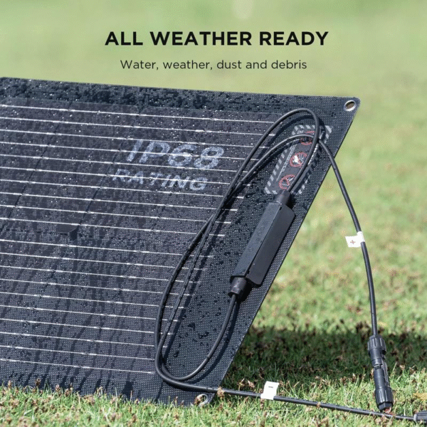 Ecoflow 160W Portable Solar Panel, Foldable Solar Charger with Adjustable Kickstand, Waterproof IP68 for Outdoor Camping RV off Grid System - Image 4