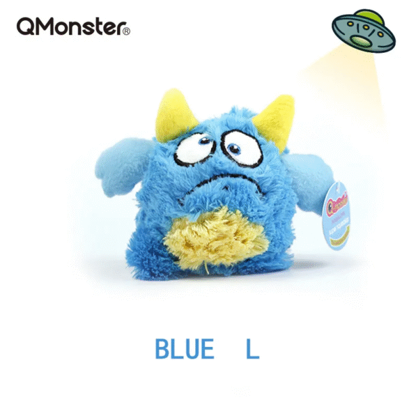 Q-Monster Pet Vocal Toy,Built-In Sound Ball,Fun, Interactive Dog Toys,Fetch & Soft,Sturdy Toy for Indoor Play - Image 5