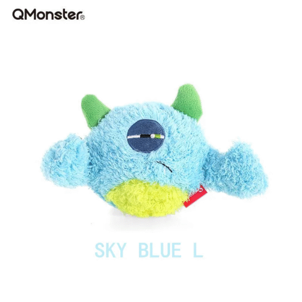 Q-Monster Pet Vocal Toy,Built-In Sound Ball,Fun, Interactive Dog Toys,Fetch & Soft,Sturdy Toy for Indoor Play - Image 8