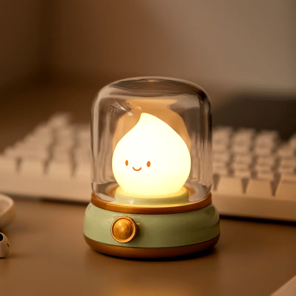 Mini Desktop LED Cute Night Lamp Creative USB Rechargeable Portable Cartoon Table Lamp for Coffee Bar Home Decor Hotel Bedroom - Image 2