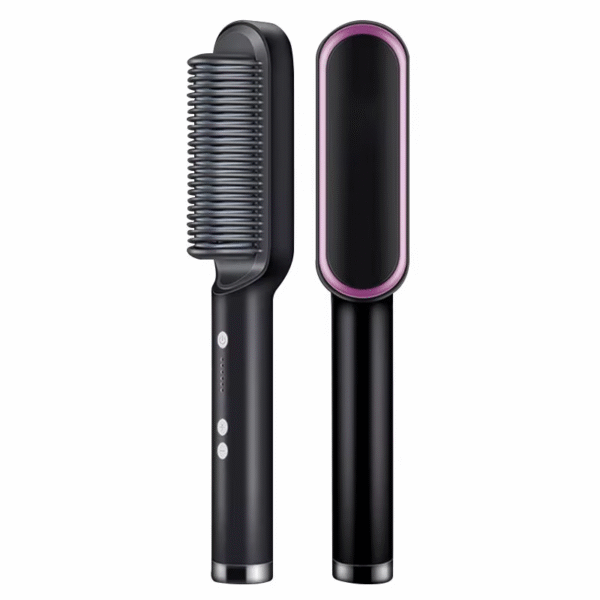 Hair Straightener Ceramic Hot Comb 2 in 1 Electric Straighten Hair Brush Negative Ion Fast Heating Styling Tool ﻿ - Image 4