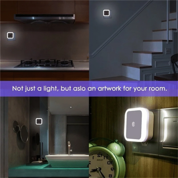 Wireless LED Night Light Sensor Lighting Mini EU US Plug Night Light Lamp for Children Room Bedroom Decoration Lights Lighting - Image 5