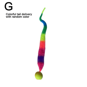 Cat Interactive Toys Tickle Cat Colorful Bouncing Ball Pet Supplies Puzzle Teasing Indoor Cat Worm Caterpillar Elastic Toy