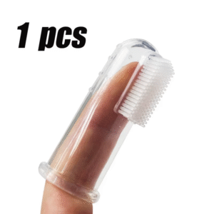 Hot Selling Soft Pet Finger Toothbrush Teddy Dog Brush Bad Breath Tartar Teeth Care Dog Cat Cleaning Supplies Soft Tooth Brush