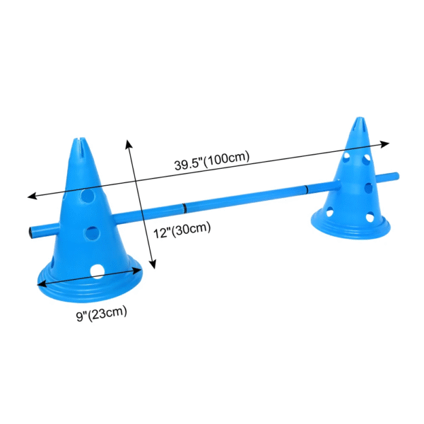 3 Set Dog Hurdle Training Cone Pet Dog Training Products Outdoor Dogs Running Training Equipment Football Barrier Cup - Image 5