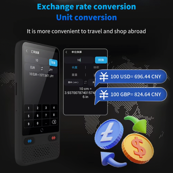 Portable Language Translator Device 138 Real-Time Languages Instant Voice Translator with Online Offline Translation - Image 4