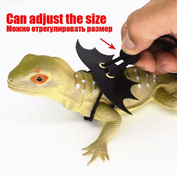 Reptile Lizard Pogona Vitticeps Lguana Iguana Squirrel Traction Rope Small Pet Outing Restraint Collar Adjustable Size - Image 3