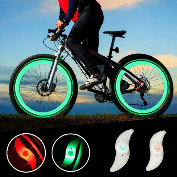 3 Lighting Mode LED Neon Bicycle Wheel Spoke Light Waterproof Color Bike Safety Warning Light Cycling Lamp Bicycle Accessories - Image 7