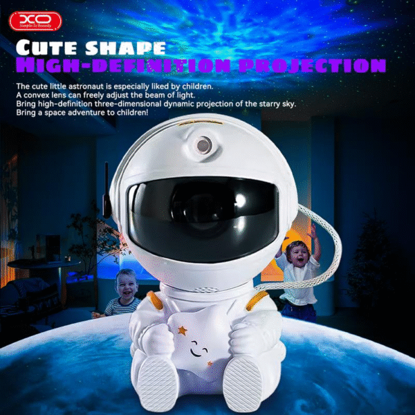 Astronaut Projector Night Light for Summer, Astronaut Ceiling LED Light Mini Projector, Rotation Ambient Lighting with Variable Nebula Effect, Spaceman Projector Ambient Lights for Home Bedroom Decor, Room Accessories, Back to School Gifts - Image 5
