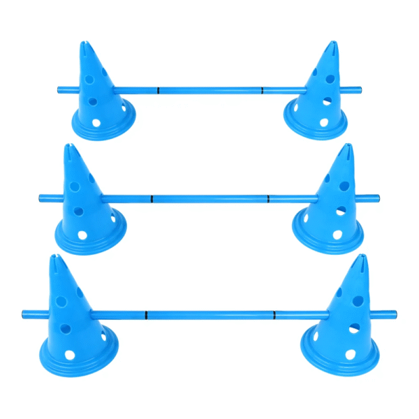 3 Set Dog Hurdle Training Cone Pet Dog Training Products Outdoor Dogs Running Training Equipment Football Barrier Cup - Image 3