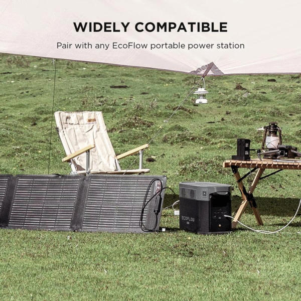 Ecoflow 110W Portable Solar Panel, Foldable with Carry Case, High 23% Efficiency, IP68 Water & Dustproof Design for Camping, Rvs, or Backyard Use #Outdoorfun - Image 7