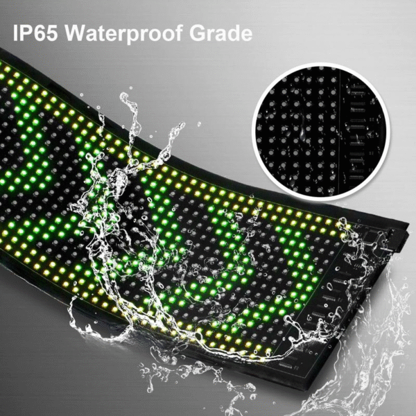 Customizable Bluetooth App Control LED Sign for Store, Car, Bar, Hotel with Programmable Text & Animations - Image 5