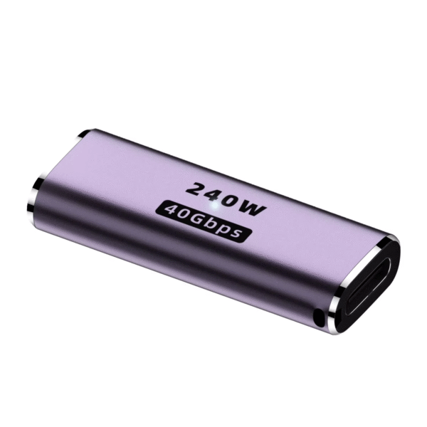 USB 4.0 PD 240W 8K 60Hz Charger Connector for Macbook 40Gbps High Speed USB C OTG U-Shape Straight Angle Male to Female Adapter - Image 8