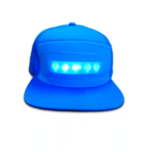 Unisex Baseball Cap USB Rechargeable Bluetooth APP Programmable LED Scrolling Message Display Board Hip Hop Street Snapback Hat