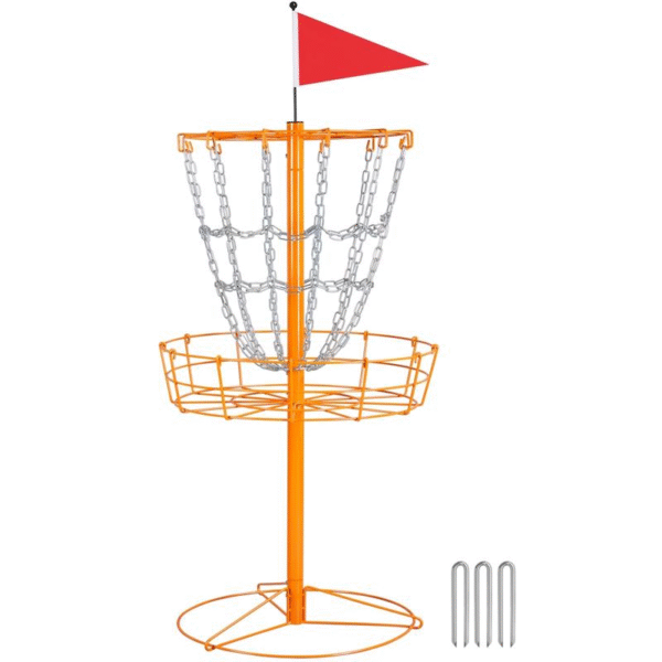 Yaheetech Portable Disc Golf Basket Target - 12-Chain, 25.2" Diameter, Lightweight & Easy to Assemble, Galvanized Steel, Portable Design - Image 13