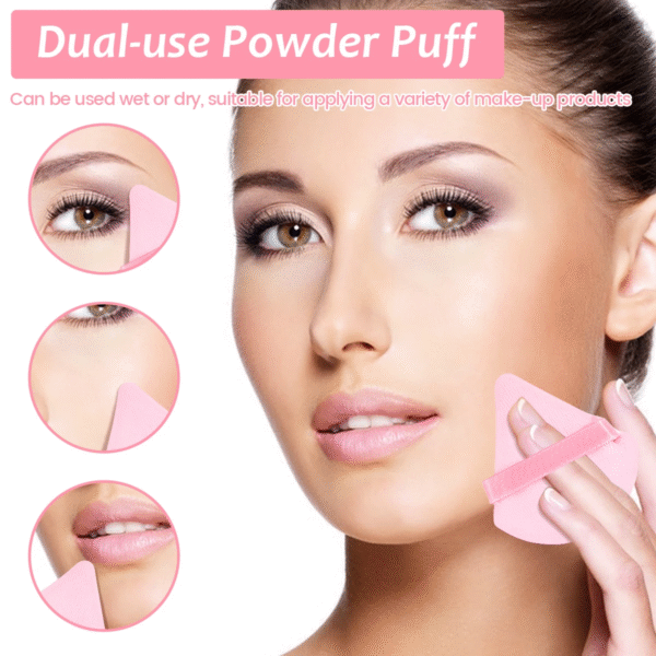 27Pcs Makeup Tools Kit 20Pcs Foundation Contour Blush Brush Set with Triangle Powder Puff Makeup Remover Puff Travel Bag - Image 6