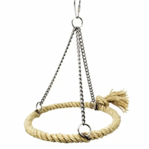 Bird Rope Ring Swing Toys Budgie Cockatiel Hanging Cage Hammock Perch Parrot Toy Bird Toy Bird Accessories Pet Toys