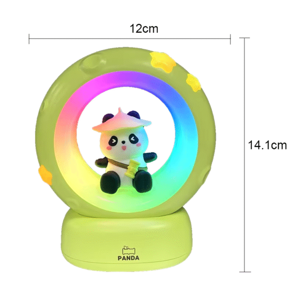 LED Night Light Panda Astronaut Bedside Sleeping Night Lights USB Charging Silicone Children Gife Eye Protection Lamp Lighting - Image 8