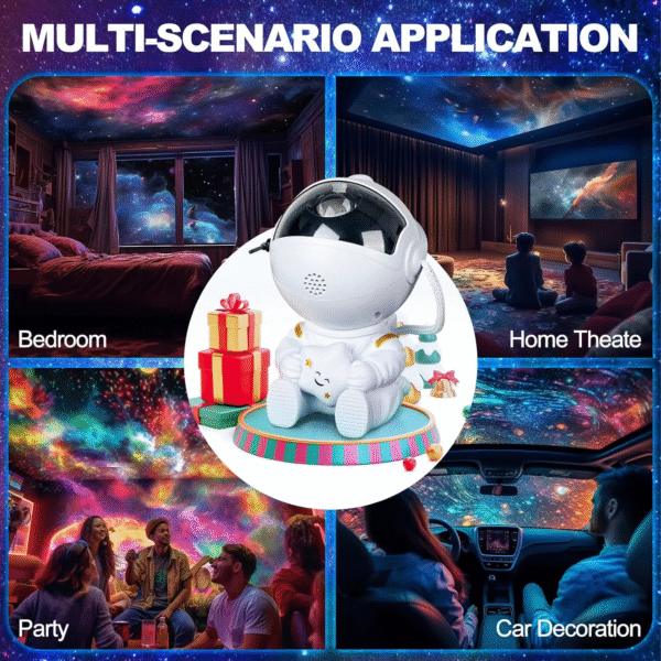 Astronaut Starry Sky Projector Adult Night Light Star Projector LED Astronaut Lamp Galaxy Projector for Bedroom Playroom - Image 6