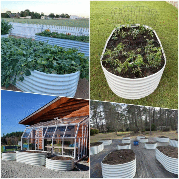 【Mother'S Day Gift】Anleolife 8X4X2Ft Oval Galvanized Raised Garden Bed Kit – Durable, Anti-Rust & Easy Assembly for Vegetables, Flowers & Herbs, Ideal for Home Gardeners & Outdoor Spaces - Image 10