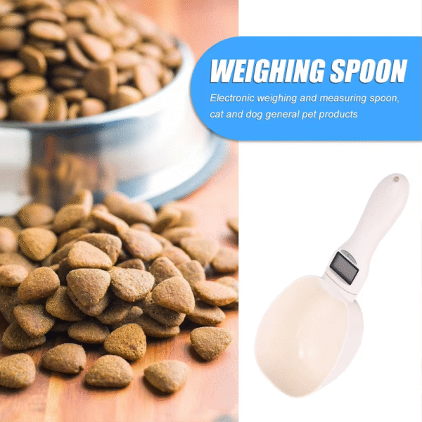 Electronic Measuring Tool Dog and Cat Feeding Bowl Measuring Spoon Pet Food Scale Digital Display Weighing Spoon Weight Volumn - Image 3