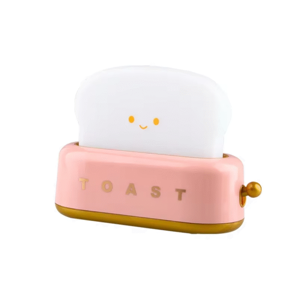 Bread Toast Light Toaster Nightlight Creative Rechargeable Led Lamp Bedroom for Birthday Gift - Image 5