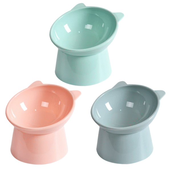 Tilted Cat Food Bowl Elevated Cat Bowl Ergonomic Cat Food Dish anti Vomiting Raised Cat Food Bowl Non Slip for Cats Dogs - Image 16