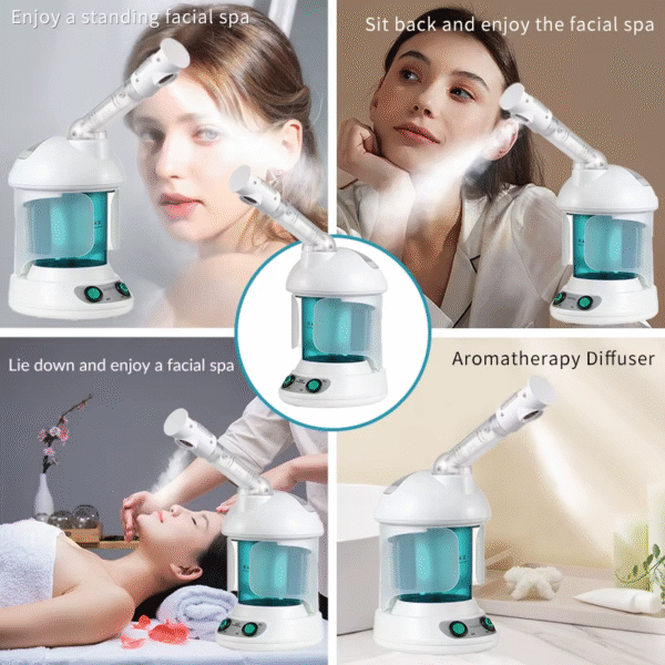 KSKIN Custom Hot Sale Face Mist Spray Portable Facial Steamer for Face Professional Ionic Facial Steamer - Image 6