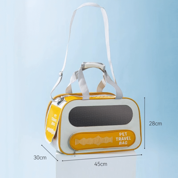 Airline Approved Pet Carrier with Shoulder Strap - Portable Travel Bag for Cats and Small Dogs - Image 10