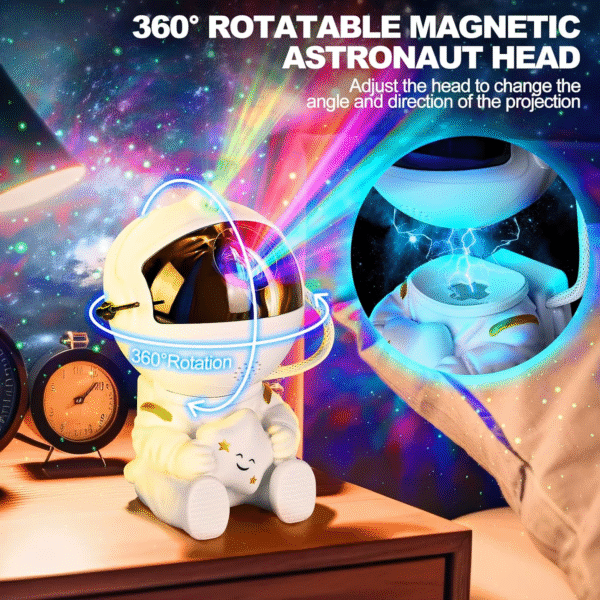 Astronaut Starry Sky Projector Adult Night Light Star Projector LED Astronaut Lamp Galaxy Projector for Bedroom Playroom - Image 7