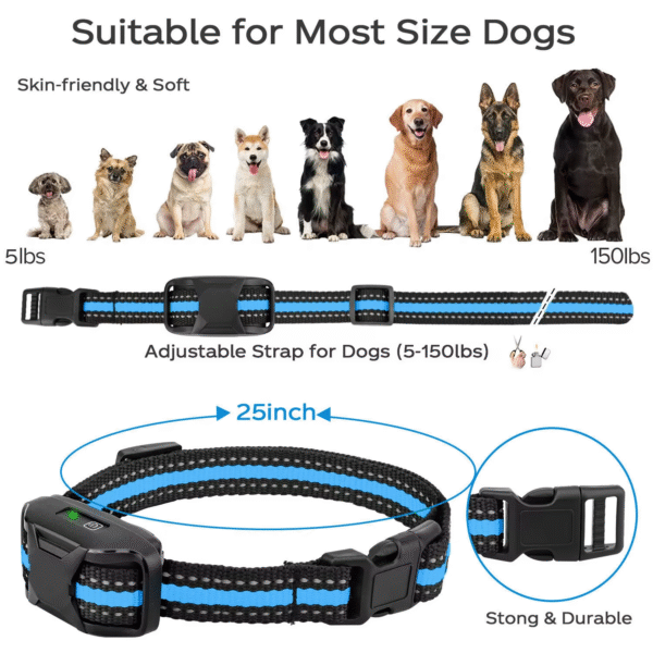 No Shock 3300Ft Dog Training Collar with Remote Rechargeable Waterproof E Collar with Beep Vibration High Quality Pet Training - Image 5