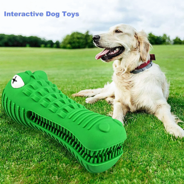Squeak Dog Toy Interactive Rubber Pet Toys Chew Bite Cleaning Dog Tooth Brush for Aggressive Large Medium Breed 13-36 KG Dogs - Image 9
