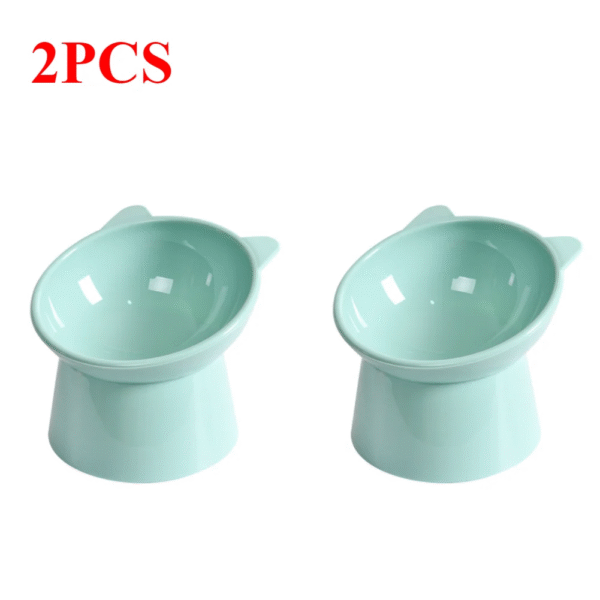 Tilted Cat Food Bowl Elevated Cat Bowl Ergonomic Cat Food Dish anti Vomiting Raised Cat Food Bowl Non Slip for Cats Dogs - Image 12