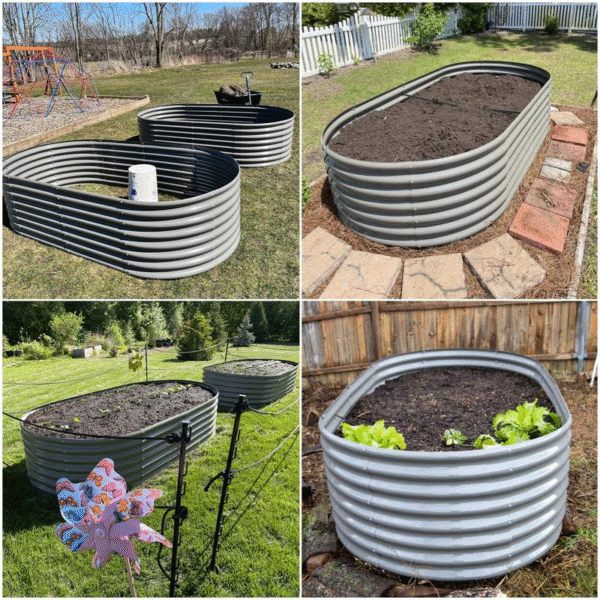 【Mother'S Day Gift】Anleolife 8X4X2Ft Oval Galvanized Raised Garden Bed Kit – Durable, Anti-Rust & Easy Assembly for Vegetables, Flowers & Herbs, Ideal for Home Gardeners & Outdoor Spaces - Image 9