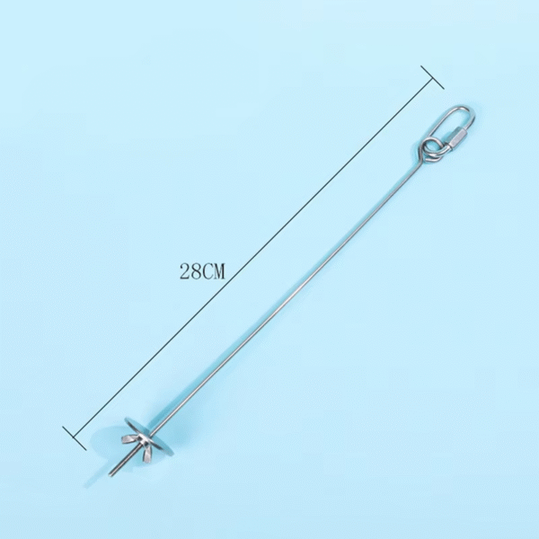 Parrot Stainless Steel Fruit Fork Corn Apple Fork Toy Bird Cage Supplies Bird Fruit Insert Feeder Pet Parrot Accessories - Image 8