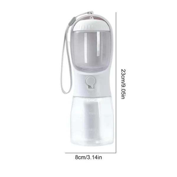 3 in 1 Portable Dog Water Bottle for Outdoor Walking Pet Drinker Cats Dogs Bowl Food Dispenser with Garbage Bag Pet Supplies - Image 15