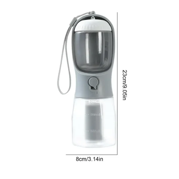 3 in 1 Portable Dog Water Bottle for Outdoor Walking Pet Drinker Cats Dogs Bowl Food Dispenser with Garbage Bag Pet Supplies - Image 13