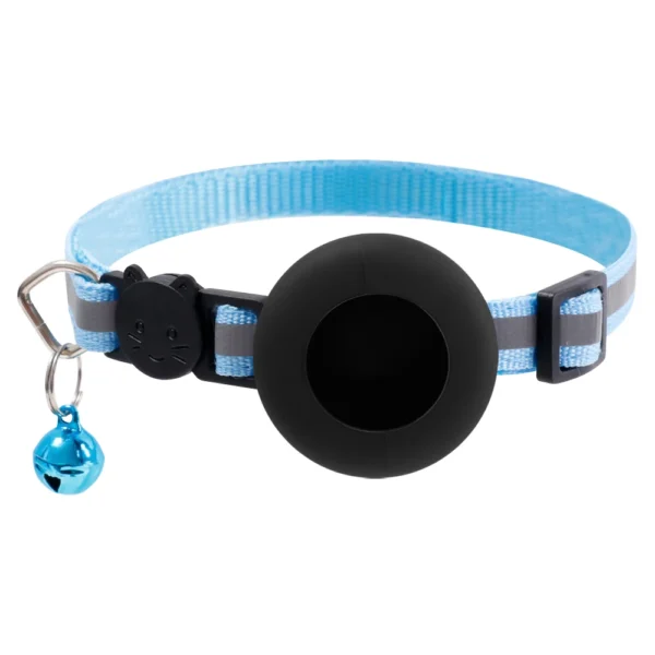 For Apple Airtags Cover Cat Collar Bell Ring Luminous Nylon Kitten Dog Collar for Airtag GPS Finder anti Loss Tracker Device - Image 10