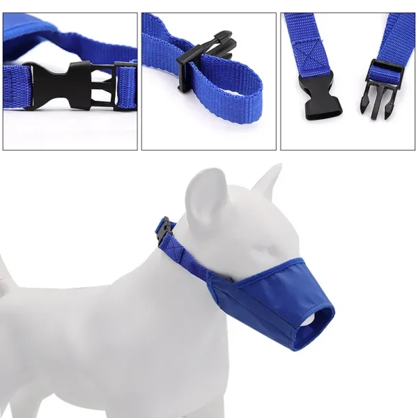 1PC Dog Training Product Pet Dog Adjustable Mask Mesh Breathable Muzzles Small Large Dog Mouth Muzzle anti Bark Bite Chew - Image 3