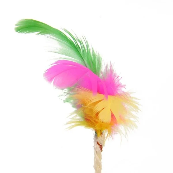 Cat Toy Pet Cat Sisal Scratching Ball Training Interactive Toy for Kitten Pet Cat Supplies Funny Play Feather Toy Cat Accessorie - Image 8