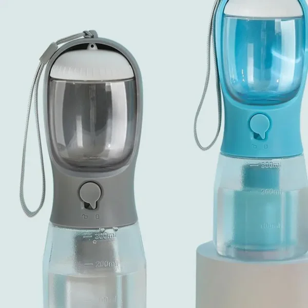 3 in 1 Portable Dog Water Bottle for Outdoor Walking Pet Drinker Cats Dogs Bowl Food Dispenser with Garbage Bag Pet Supplies - Image 4