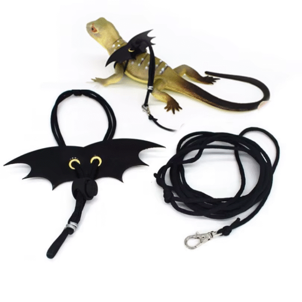 Reptile Lizard Pogona Vitticeps Lguana Iguana Squirrel Traction Rope Small Pet Outing Restraint Collar Adjustable Size - Image 6