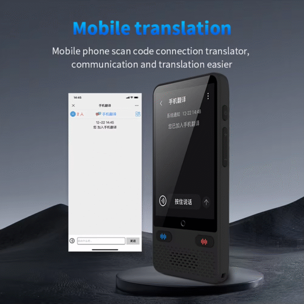 Portable Language Translator Device 138 Real-Time Languages Instant Voice Translator with Online Offline Translation - Image 2
