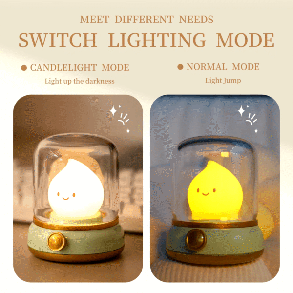 Mini Desktop LED Cute Night Lamp Creative USB Rechargeable Portable Cartoon Table Lamp for Coffee Bar Home Decor Hotel Bedroom - Image 4