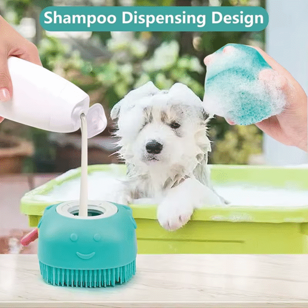 Puppy Dog Bathing Brush Shower Accessories Pet Bath Shampoo Brush Cat Grooming Massage Comb Scrubber Cleaning Grooming Supplies - Image 5