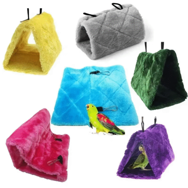 Pet Bird Parrot Cages Warm Hammock Hut Tent Fashion Bed Hanging Cave for Sleeping and Hatching Cage Decoration - Image 6