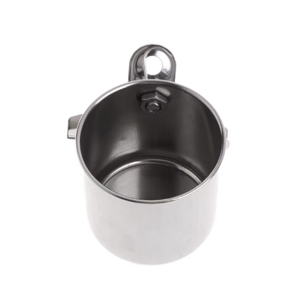 Stainless Steel Birds Parrot Feeder round Aviary Pet Food Water Feeding Bowl - Image 7