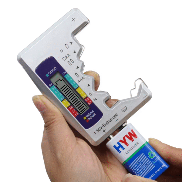 Digital Battery Tester Analyzer Testing Meter LCD Display AA AAA Button Cell Load Analyzer Battery Capacity Gauge Checker Tools - Image 4
