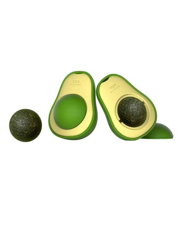 Cute Avocado Catnip Toys Cat Teeth Cleaning Toy Cat Supplies Catnip Mini Cat Treat Toys Interactive Pet Toys Pet Products Pet Avocado Ball Cute Funny Mint Cleaning Teeth Toy for Cat Supplies - Image 13